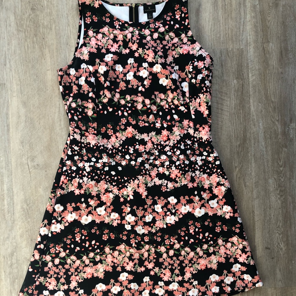 Flowered print dress